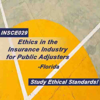Florida - ETHICS IN THE INSURANCE INDUSTRY FOR PUBLIC ADJUSTERS (available to ALL adjusters and agents as an Elective course) (INSCE029FL8)