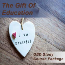 The Gift of Education: GED Study course package Gift card