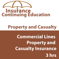 3 hr CO Property and Casualty CE- Commercial Lines Property and Casualty Insurance CE 3 hr CO Property and Casualty CE- Commercial Lines Property and Casualty Insurance CE