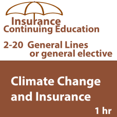 1 hr CE Climate Change and Insurance
